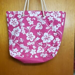 Floral Pink Tote Bag
